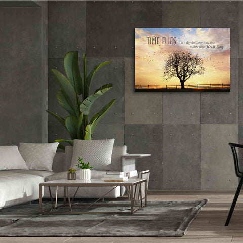 Image of 'Time Flies' by Lori Deiter Canvas Wall Art,60 x 40