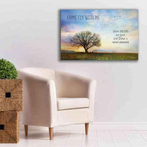 Image of 'Come Fly with Me' by Lori Deiter Canvas Wall Art,40 x 26