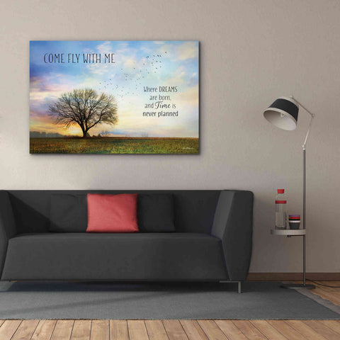 Image of 'Come Fly with Me' by Lori Deiter Canvas Wall Art,60 x 40