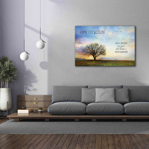 Image of 'Come Fly with Me' by Lori Deiter Canvas Wall Art,60 x 40