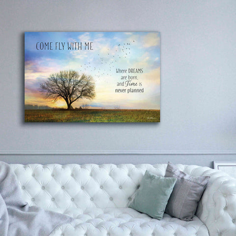 Image of 'Come Fly with Me' by Lori Deiter Canvas Wall Art,60 x 40