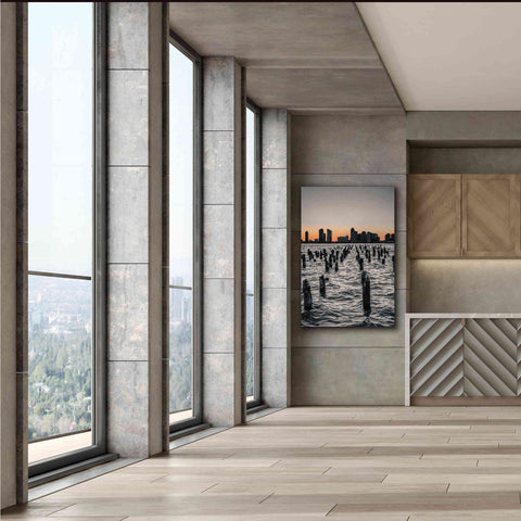 Image of 'Manhattan Sunrise I' by Donnie Quillen Canvas Wall Art,40 x 60