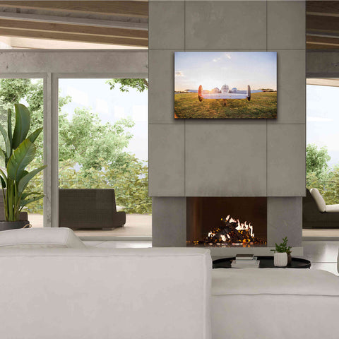Image of 'Into the Sunset' by Donnie Quillen Canvas Wall Art,40 x 26