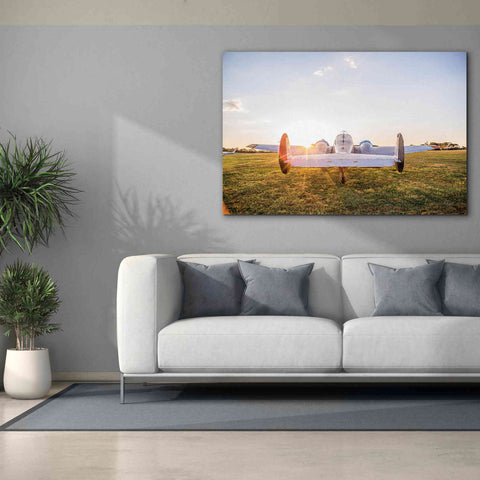Image of 'Into the Sunset' by Donnie Quillen Canvas Wall Art,60 x 40