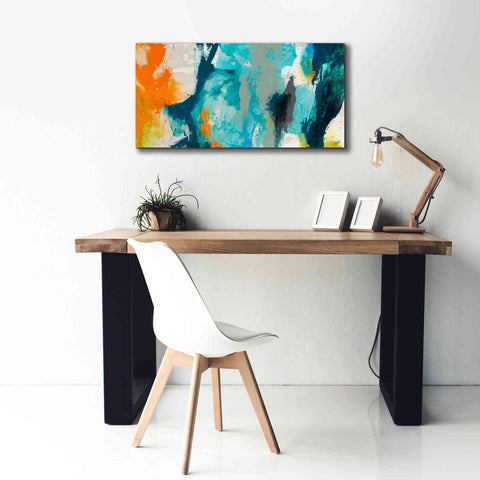 Image of 'Tidal Abstract II' by Sisa Jasper Canvas Wall Art,40 x 20