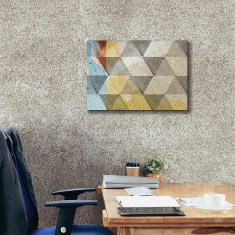 Image of 'Geo Now Sketch I' by Sisa Jasper Canvas Wall Art,26 x 18