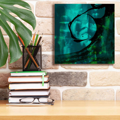 Image of 'Turquoise Element III' by Sisa Jasper Canvas Wall Art,12 x 12