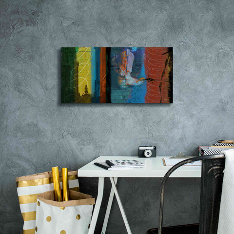 Image of 'Boot Collage' by Sisa Jasper Canvas Wall Art,24 x 12