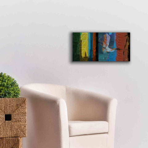 Image of 'Boot Collage' by Sisa Jasper Canvas Wall Art,24 x 12