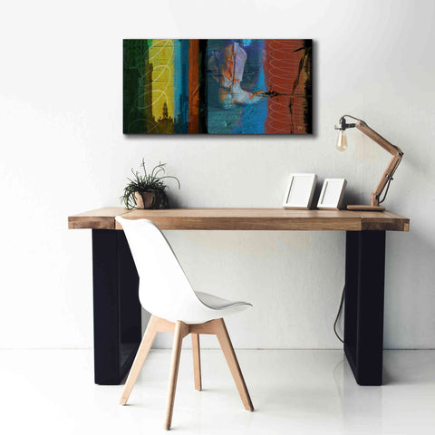 Image of 'Boot Collage' by Sisa Jasper Canvas Wall Art,40 x 20