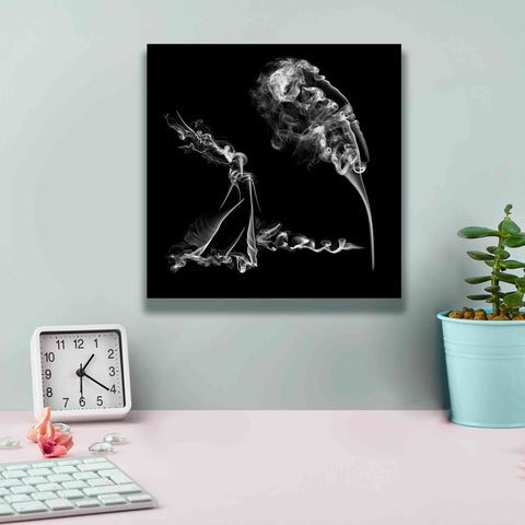 Image of 'Fearless Girl' Canvas Wall Art,12 x 12