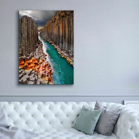 Image of 'Divided' Canvas Wall Art,40 x 54