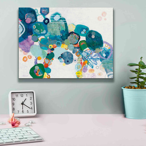 Image of 'Bridging our Differences' by Kathy Ferguson, Canvas Wall Art,16 x 12