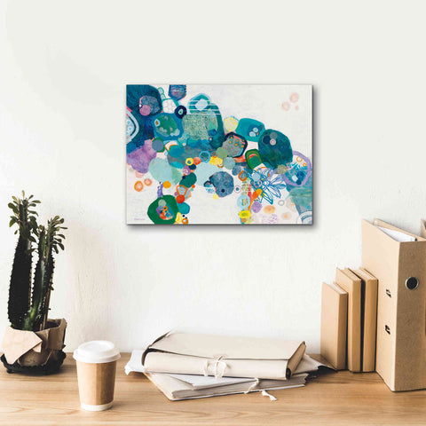 Image of 'Bridging our Differences' by Kathy Ferguson, Canvas Wall Art,16 x 12