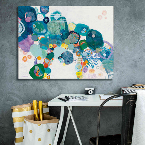 Image of 'Bridging our Differences' by Kathy Ferguson, Canvas Wall Art,34 x 26