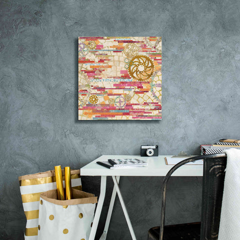 Image of 'EU Timetable I on White' by Kathy Ferguson, Canvas Wall Art,18 x 18