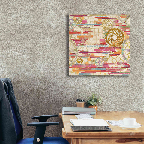 Image of 'EU Timetable I on White' by Kathy Ferguson, Canvas Wall Art,26 x 26