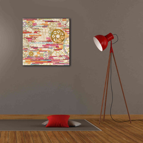 Image of 'EU Timetable I on White' by Kathy Ferguson, Canvas Wall Art,26 x 26