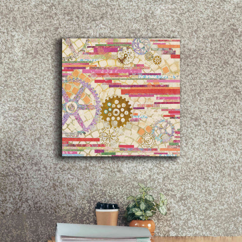 Image of 'EU Timetable II on White' by Kathy Ferguson, Canvas Wall Art,18 x 18
