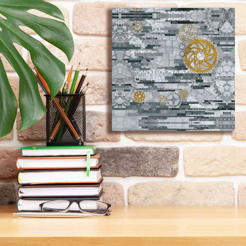 Image of 'EU Timetable I BW' by Kathy Ferguson, Canvas Wall Art,12 x 12