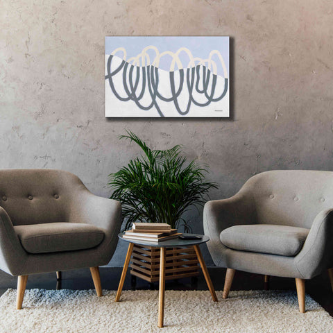 Image of 'Loops III' by Kathy Ferguson, Canvas Wall Art,40 x 26