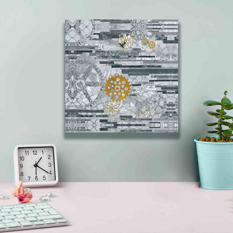 Image of 'EU Timetable II BW' by Kathy Ferguson, Canvas Wall Art,12 x 12