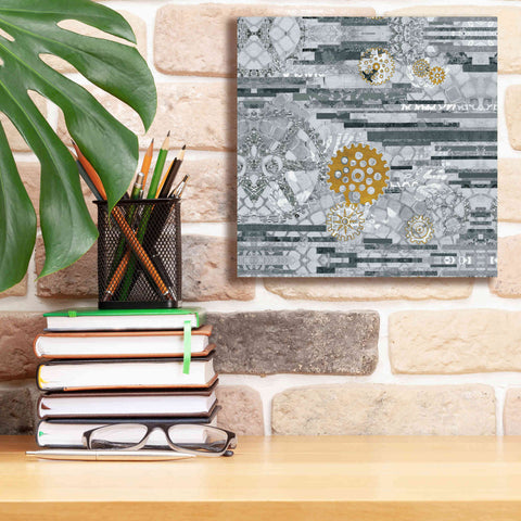 Image of 'EU Timetable II BW' by Kathy Ferguson, Canvas Wall Art,12 x 12