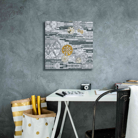 Image of 'EU Timetable II BW' by Kathy Ferguson, Canvas Wall Art,18 x 18