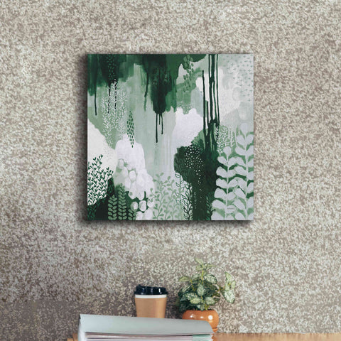 Image of 'Light Green Forest I' by Kathy Ferguson, Canvas Wall Art,18 x 18