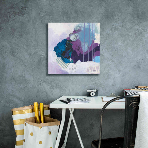 Image of 'Amethyst' by Kathy Ferguson, Canvas Wall Art,18 x 18