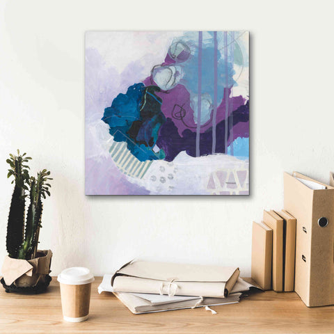 Image of 'Amethyst' by Kathy Ferguson, Canvas Wall Art,18 x 18