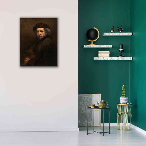 Image of 'Self-Portrait' by Rembrandt, Canvas Wall Art,26 x 34