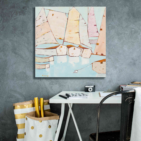 Image of 'Moored' by Phyllis Adams, Canvas Wall Art,26 x 26