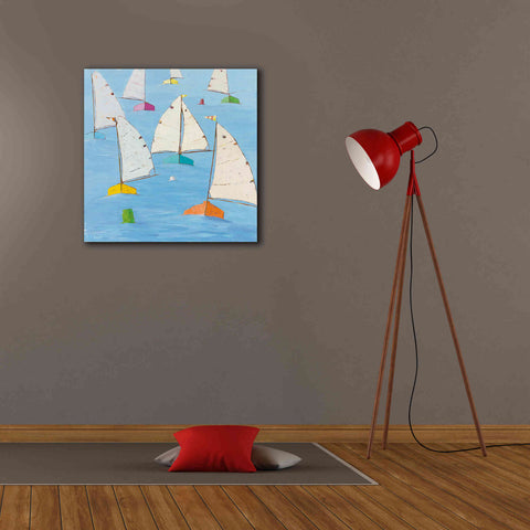 Image of 'Regatta V' by Phyllis Adams, Canvas Wall Art,26 x 26