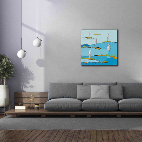 Image of 'Beach Bums' by Phyllis Adams, Canvas Wall Art,37 x 37
