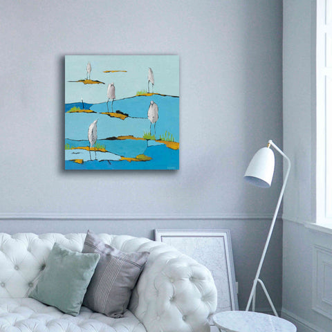 Image of 'Beach Bums' by Phyllis Adams, Canvas Wall Art,37 x 37