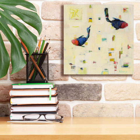 Image of 'One Fish Two Fish' by Phyllis Adams, Canvas Wall Art,12 x 12
