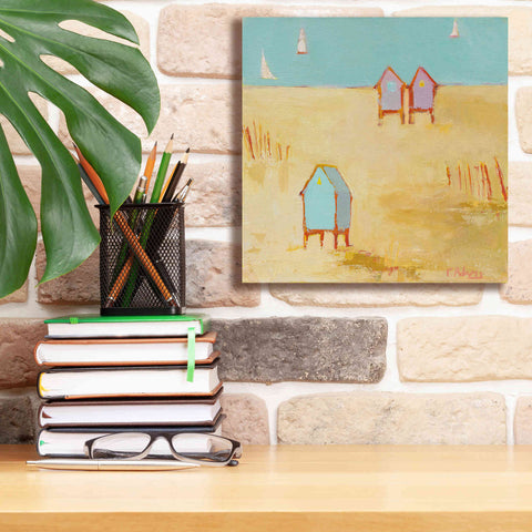 Image of 'Cabanas' by Phyllis Adams, Canvas Wall Art,12 x 12