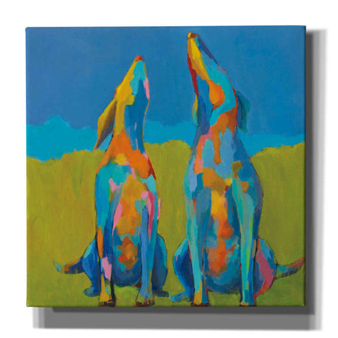 Image of 'Howling Hounds' by Phyllis Adams, Canvas Wall Art