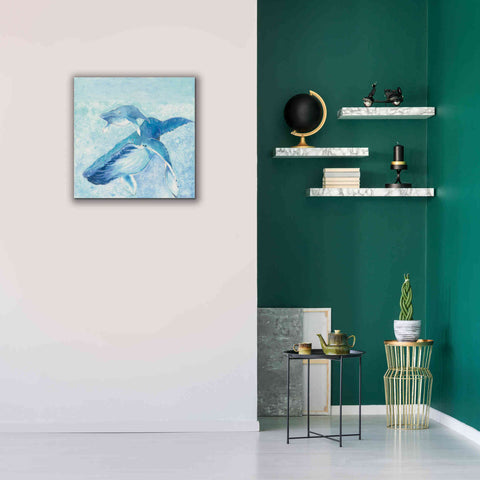 Image of 'Blue Mama' by Phyllis Adams, Canvas Wall Art,26 x 26