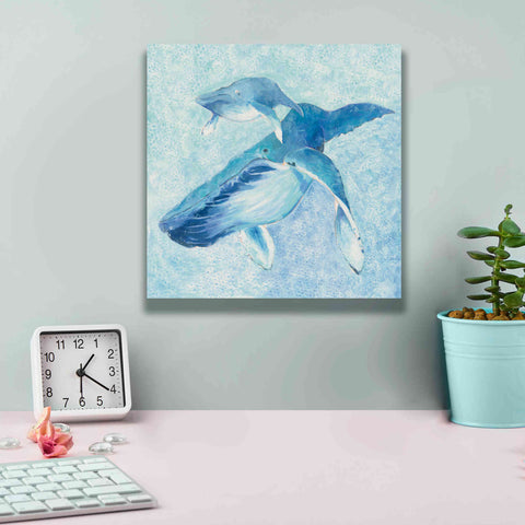 Image of 'Blue Mama v2' by Phyllis Adams, Canvas Wall Art,12 x 12