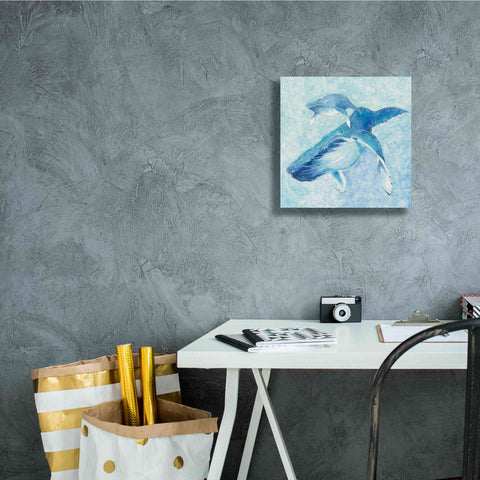Image of 'Blue Mama v2' by Phyllis Adams, Canvas Wall Art,12 x 12