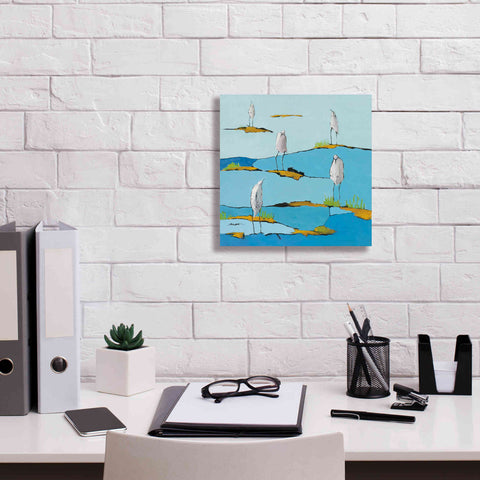 Image of 'Beach Bums v2' by Phyllis Adams, Canvas Wall Art,12 x 12