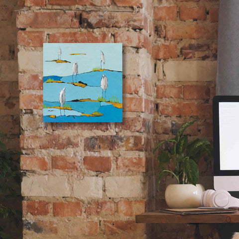 Image of 'Beach Bums v2' by Phyllis Adams, Canvas Wall Art,12 x 12