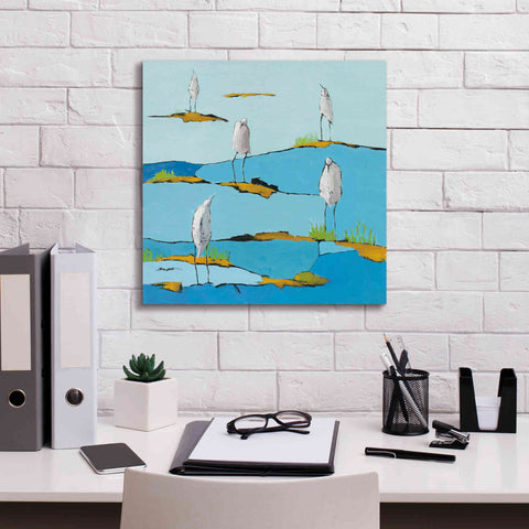 Image of 'Beach Bums v2' by Phyllis Adams, Canvas Wall Art,18 x 18
