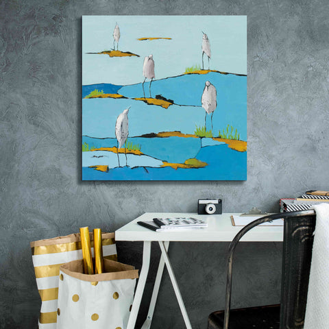 Image of 'Beach Bums v2' by Phyllis Adams, Canvas Wall Art,26 x 26