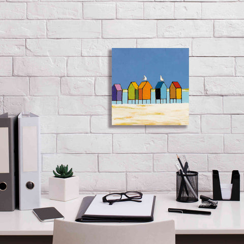 Image of 'Cabanas II' by Phyllis Adams, Canvas Wall Art,12 x 12