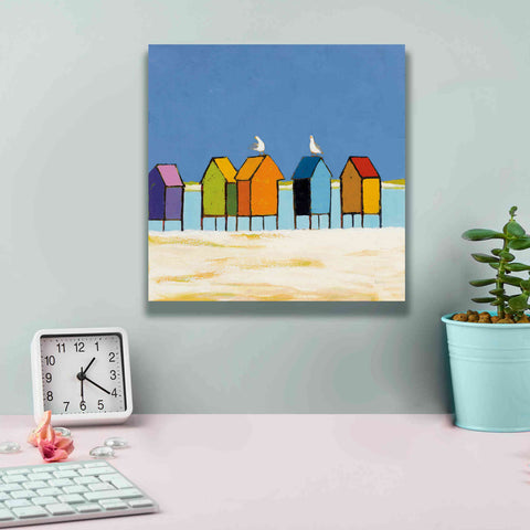 Image of 'Cabanas II' by Phyllis Adams, Canvas Wall Art,12 x 12