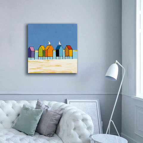 Image of 'Cabanas II' by Phyllis Adams, Canvas Wall Art,37 x 37