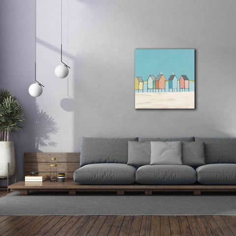 Image of 'Cabanas II Pastel' by Phyllis Adams, Canvas Wall Art,37 x 37